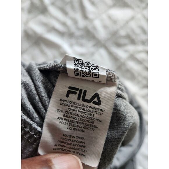 Fila Men’s Gray Lounge Shorts – Size XL - Picture 2 of 4